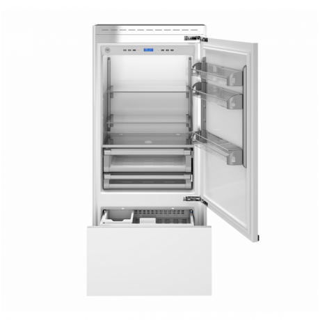 BERTAZZONI REF905BBRXTT/24MAS Εντοιχιζόμενος Ψυγειοκαταψύκτης LUXURY SLOT-IN 90cm Inox